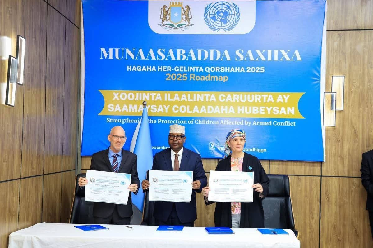 Somalia: UN Sign 2025 Roadmap to Protect Children Affected by Armed ...
