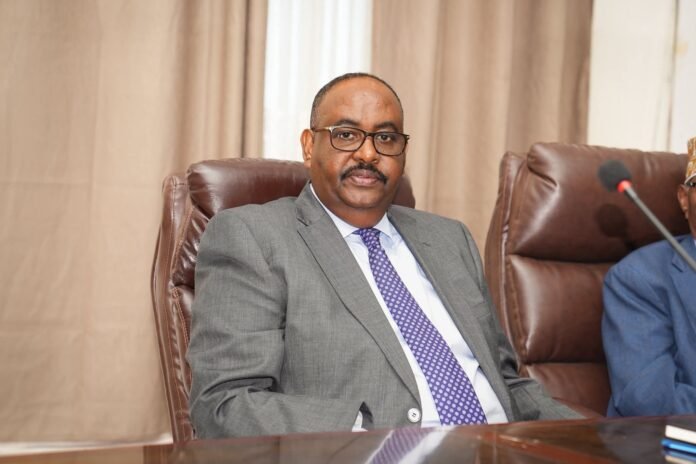 Puntland President Said Abdullahi Deni speaks at Somali Future Council conference