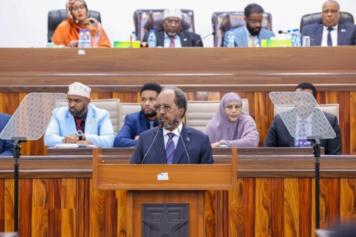Somalia President Urges Unity After Israel Recognises Somaliland Somali President Hassan Sheikh Mohamud addresses the nation on unity and sovereignty